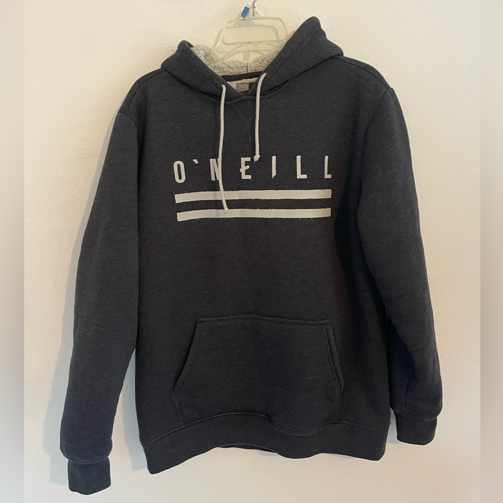 O'neal Dark Gray Sewatshirt with Hoodie.Size Large